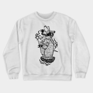 smoking hand Crewneck Sweatshirt